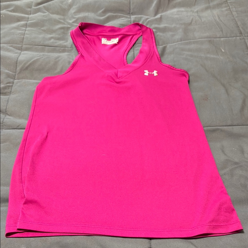 Under Armour Pink Sleeveless Tank Top